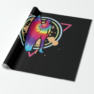 92.Surfsurfer Dyevaporwave Surfer Ti Geschenkpapier