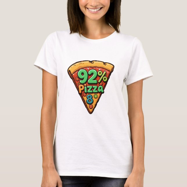 "92%" T - Shirt-Sammlung PIZZALOVER T-Shirt (Vorderseite)