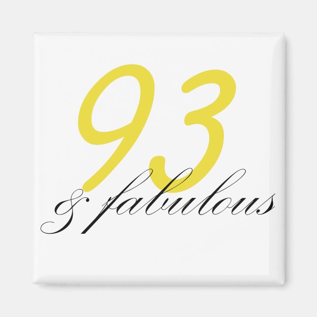 93 & Fabulous Magnet (Vorne)