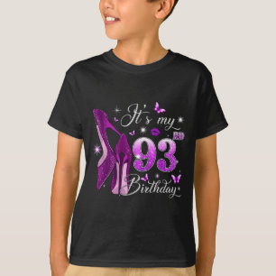 93. Geburtstag rosa 93 Jahre alte Geburtstagskönig T-Shirt
