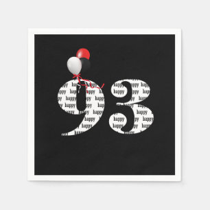 93. Geburtstagsballons Serviette