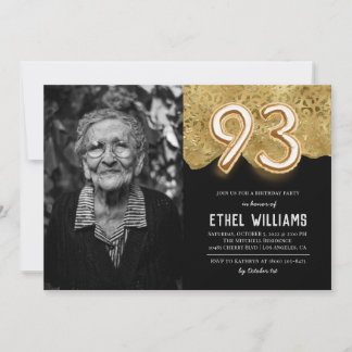 93. Geburtstagsparty Einladung