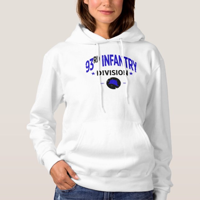 93. Infanterieabteilung "Blauhelme" Frauen Hoodie (Vorderseite)