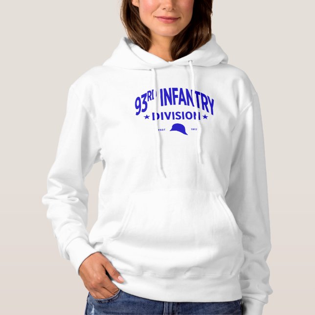 93. Infanterieabteilung der US-Militärfrauen Hoodie (Vorderseite)