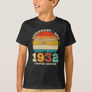 93 Jahre alt 1932 Phantastisch seit 93. Geburtstag T-Shirt