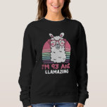 93rd Birthday Llamazing Llama 93 Year Old Birthday Sweatshirt<br><div class="desc">Retro Vintage Style Birthday Gift Design Perfect To Pair With Shorts,  Leggings Or Jeans For A Casual Yet Trendy Look. Humorous Funny Humor Birthday Gift Outfit For Family Member,  Loved One Or Yourself. Matches Loads Of Clothes. GET YOURS TODAY!</div>