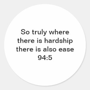 94:5 RUNDER AUFKLEBER