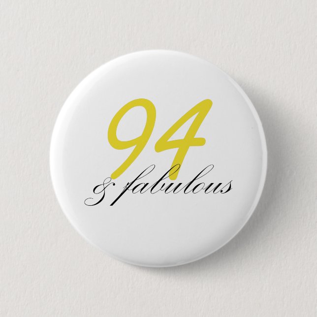 94 & Fabulous Button (Vorderseite)