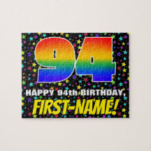 94. Geburtstag — Spaß, farbenfrohe Sternenweltenmu