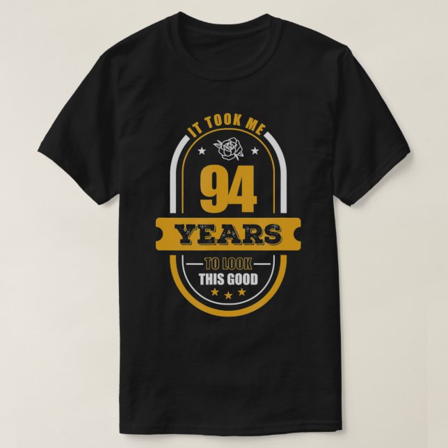 94th Birthday Gifts for Men Grandpa 94 Year Old Re T-Shirt (Design vorne)