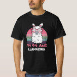 94th Birthday Llamazing Llama 94 Year Old Birthday T-Shirt<br><div class="desc">Retro Vintage Style Birthday Gift Design Perfect To Pair With Shorts,  Leggings Or Jeans For A Casual Yet Trendy Look. Humorous Funny Humor Birthday Gift Outfit For Family Member,  Loved One Or Yourself. Matches Loads Of Clothes. GET YOURS TODAY!</div>