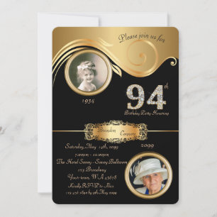 95.,Geburtstag Mann 95.,Deko der eleganten Kunst,l Einladung