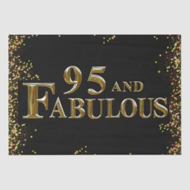 95. Geburtstag Seidenpapier (Vorderseite)