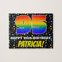 95. Geburtstag — Spaß, farbenfrohe Sternenweltenmu