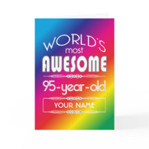 95. Geburtstag Welten Beste Fabelous Regenbogen