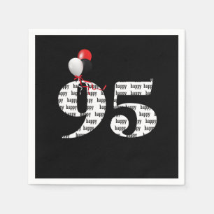 95. Geburtstagsballons Serviette