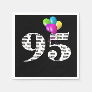 95. Geburtstagsballons Serviette
