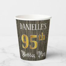 95. Geburtstagsparty - Imitate Gold & Imitate Wood