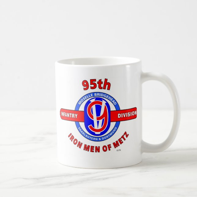 95. INFANTERIEDIVISION "EISEN-MÄNNER VON METZ " KAFFEETASSE (Rechts)