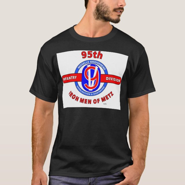 95. INFANTERIEDIVISION "EISEN-MÄNNER VON METZ " T-Shirt (Vorderseite)
