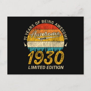 95 Jahre altes Bday Retro Phantastisch 95. Geburts Postkarte