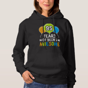 95 Jahre Phantastisch 95. Geburtstagsballon Hoodie