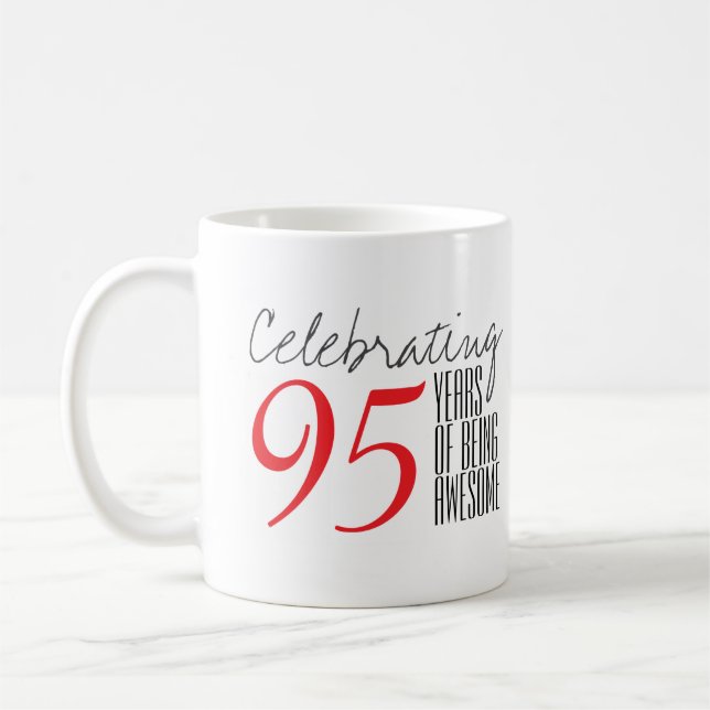 95 Jahre phantastisch Kaffeetasse (Links)