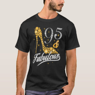 95 und fabelhafte Diamant High Heels Happy 95. Bir T-Shirt