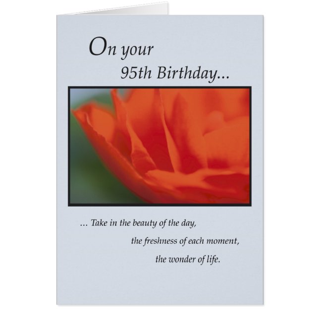 95th Birthday Flower (Vorne)