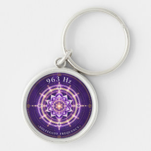 963 Hz Solfeggio-Frequenz Schlüsselanhänger