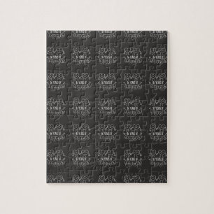 964. Jubiläum Geschenk Chalk Herzen Puzzle