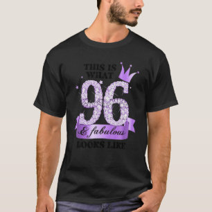 96 & Fabulous I Lila Lilac White Party Group Pho T-Shirt