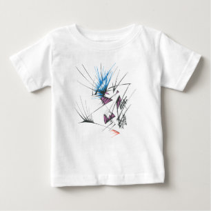 96 Farbige Abstrakte Stammes-Tattoo-Kunst Baby T-shirt