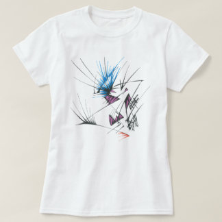 96 Farbige Abstrakte Stammes-Tattoo-Kunst T-Shirt