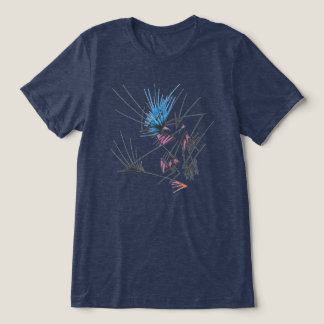 96 Farbige Abstrakte Stammes-Tattoo-Kunst Tri-Blend Shirt