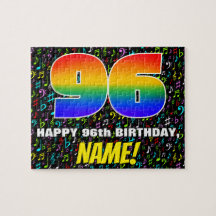 96. Geburtstag — Spaß, farbenfrohe Musiksymbole & 