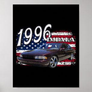 96 Impala Lowrider Ss 4. Juli Amerikaner Poster