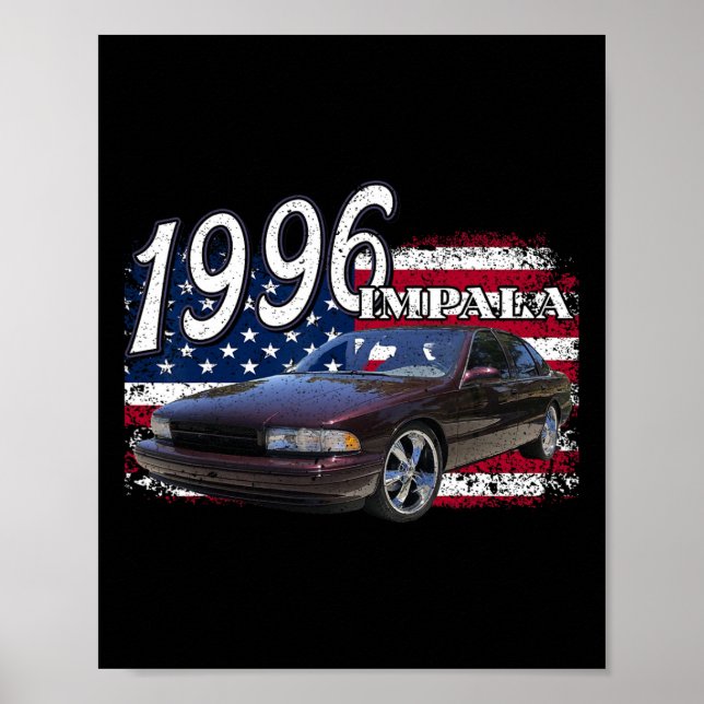 96 Impala Lowrider Ss 4. Juli Amerikaner Poster (Vorne)