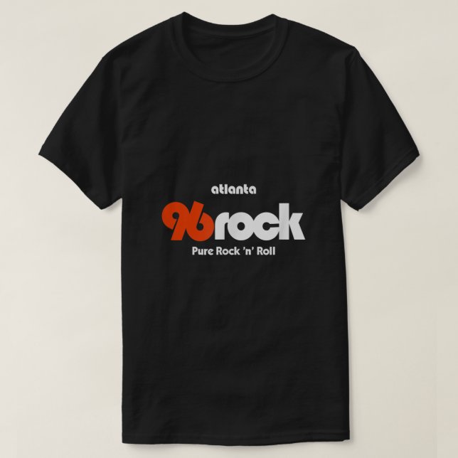 96 Rock Atlanta Dark T-Shirt (Design vorne)