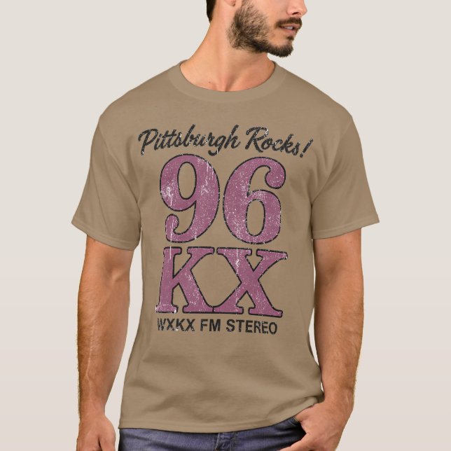 96KX WXKX-FM T-Shirt (Vorderseite)