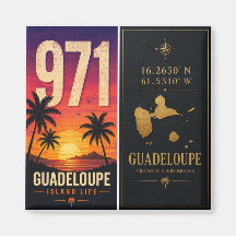 971 Guadeloupe Sonnenuntergang Insel Leben