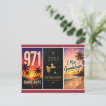 971 Guadeloupe Sonnenuntergang Insel Leben