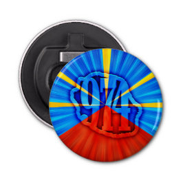 974 Insel (Réunion) - Flagge Flaschenöffner