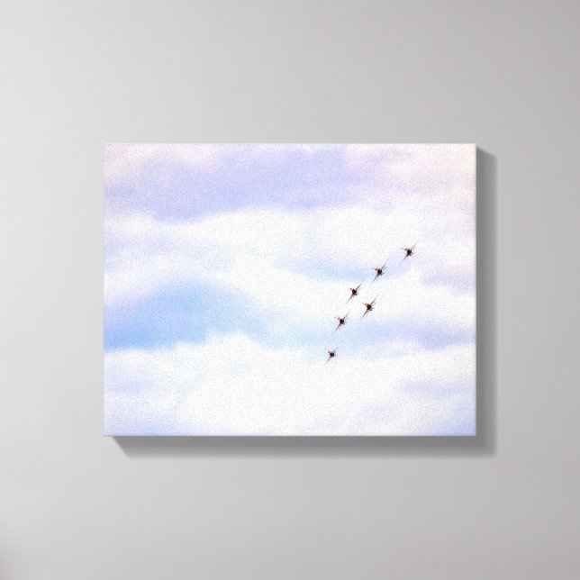 9773-Kampfjets Leinwanddruck (Vorderseite)