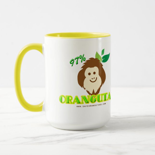 97% Orangutan Tasse - stolz Ihre DNA zeigen! (Links)