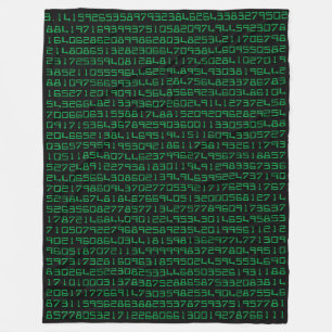 985 Ziffern von Pi Fleece Blanket