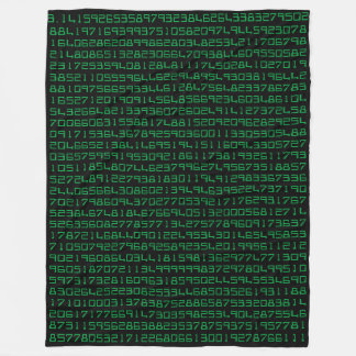 985 Ziffern von Pi Fleece Blanket