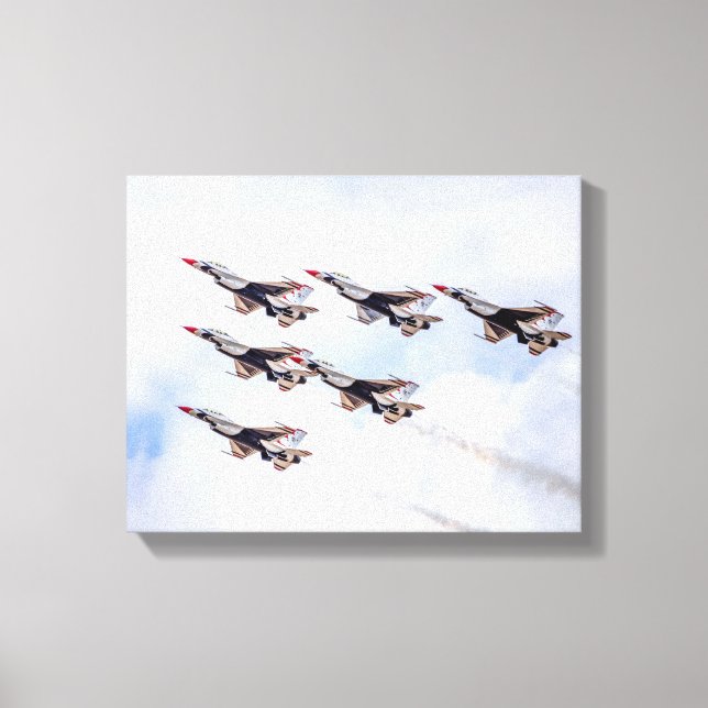 9871-Kampfjets Leinwanddruck (Vorderseite)