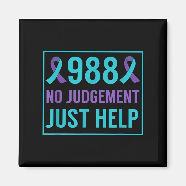 988 Day - 8. September - Suizidprävention Awarene Magnet (Vorne)