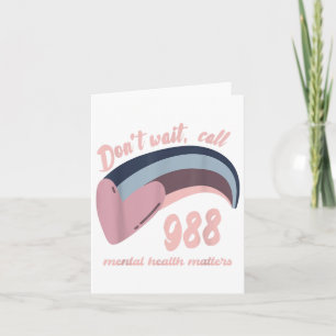 988 Psychische Gesundheit S Suizidprävention Bewus Karte